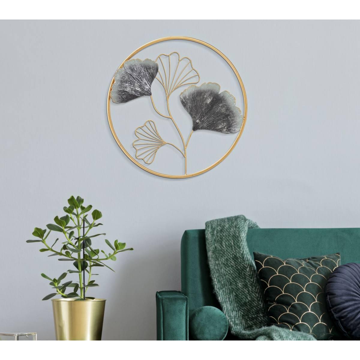Quadro pannello in ferro flower simple