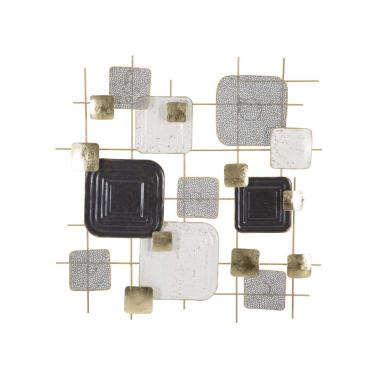 Quadro pannello in ferro cubes 80 x 5 x 80 cm