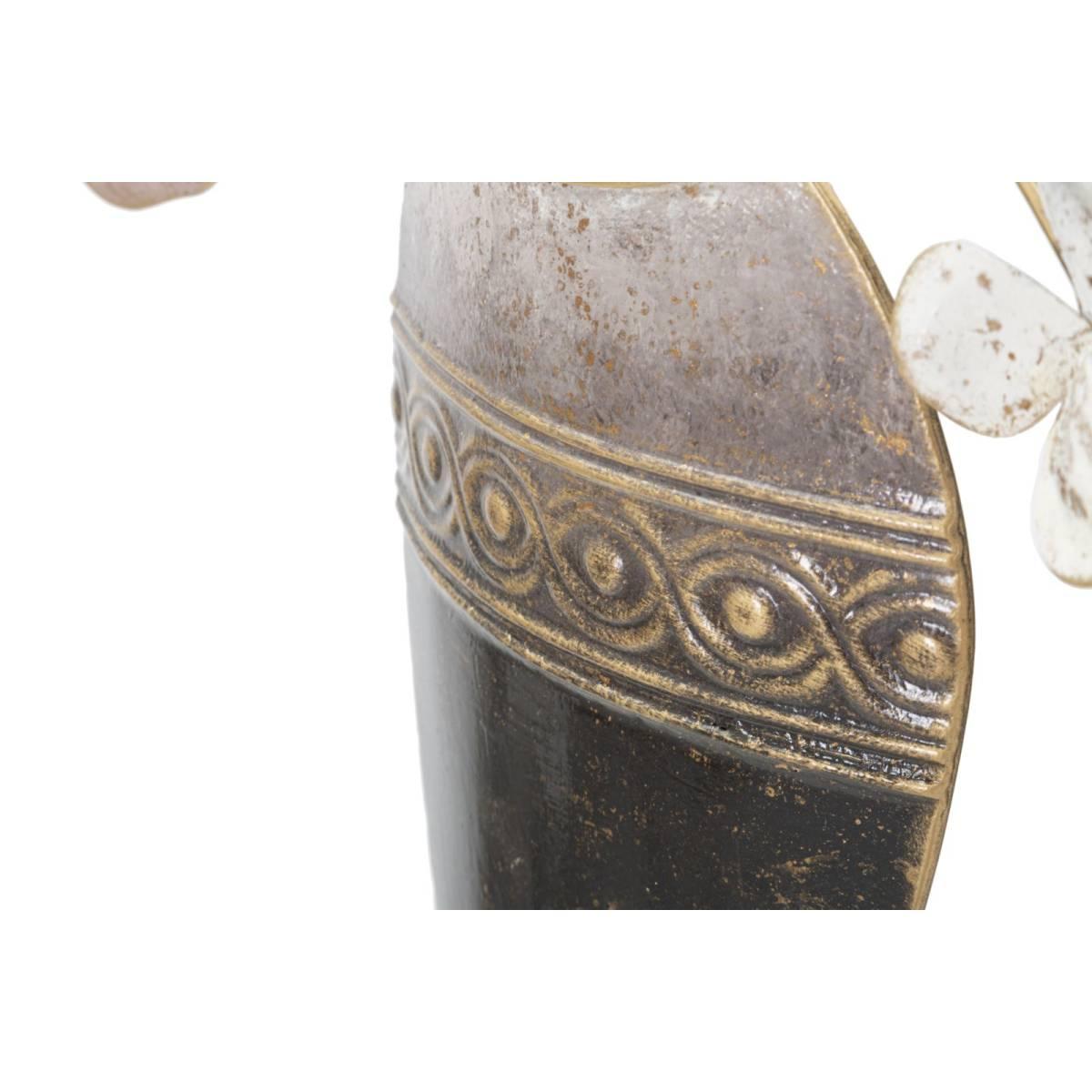 Quadro pannello in ferro vase new 87,5 x 6 x 46 cm
