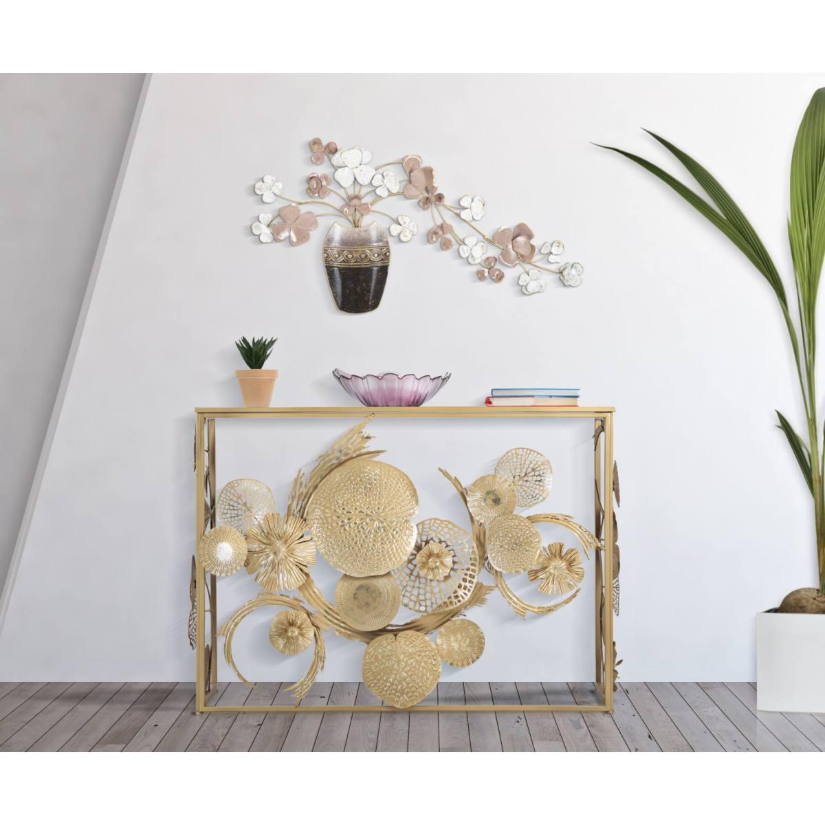 Quadro pannello in ferro vase new 87,5 x 6 x 46 cm