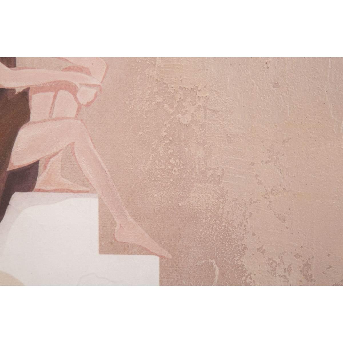 Quadro dipinto tela lady mod 80 x 3,7 x 100 cm
