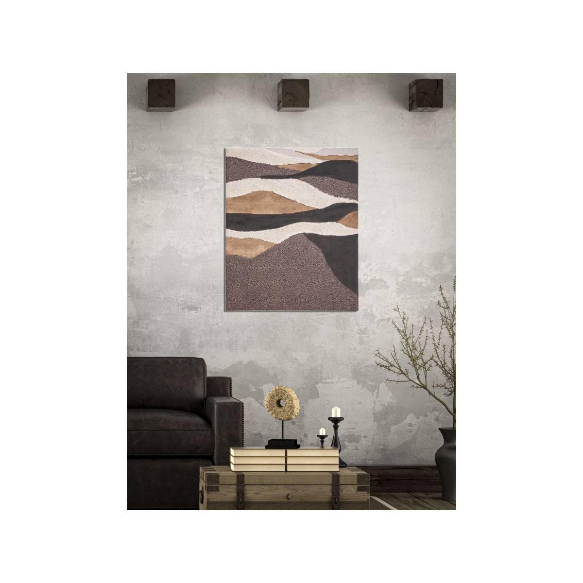 Quadro dipinto tela darky 80 x 3,7 x 100 cm