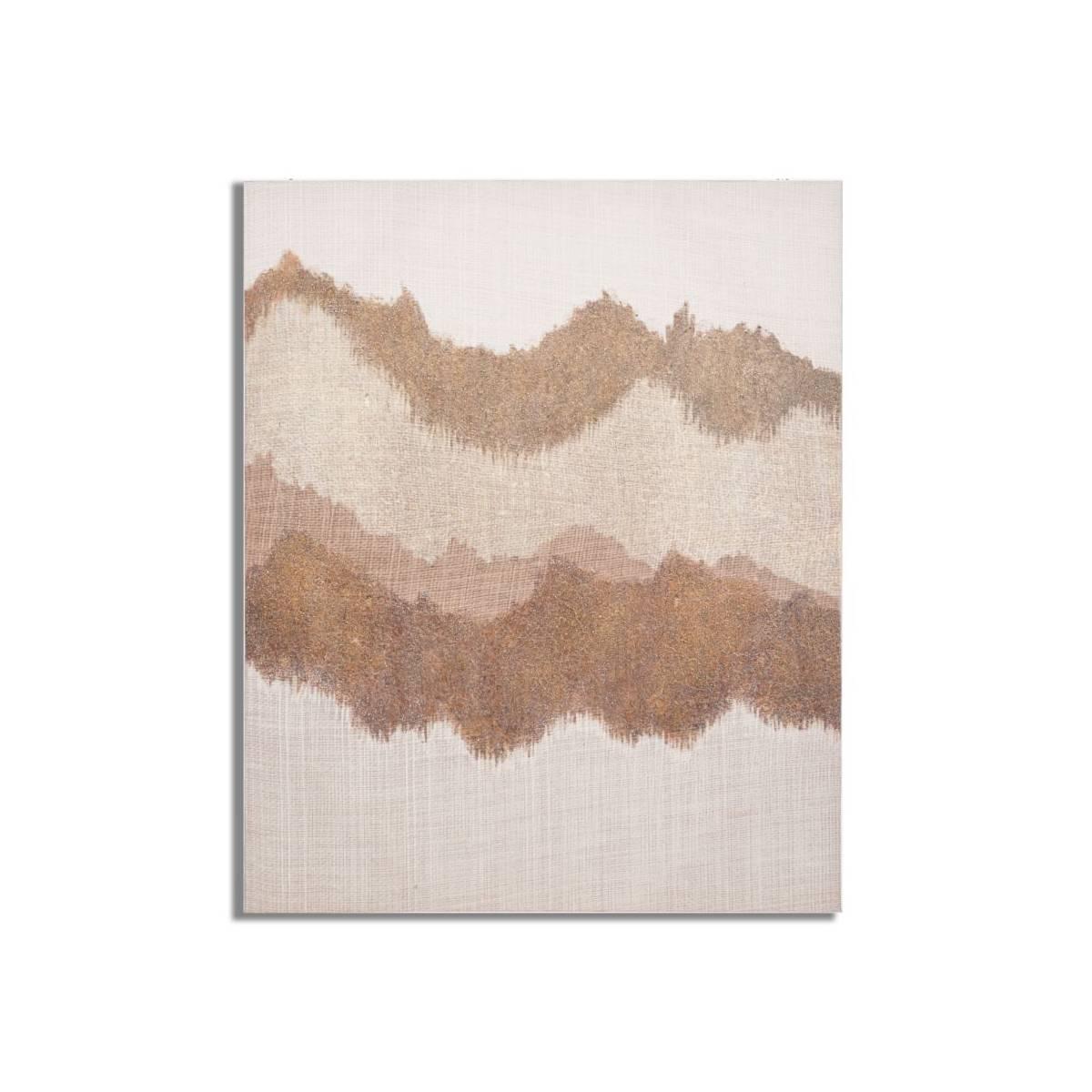 Quadro dipinto tela browny 80 x 3,7 x 100 cm