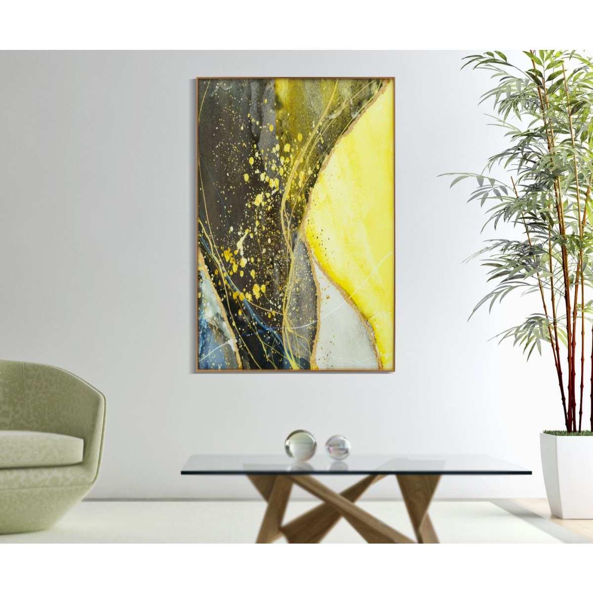 Pannello vetro cornice sunny 80 x 3,5 x 120 cm