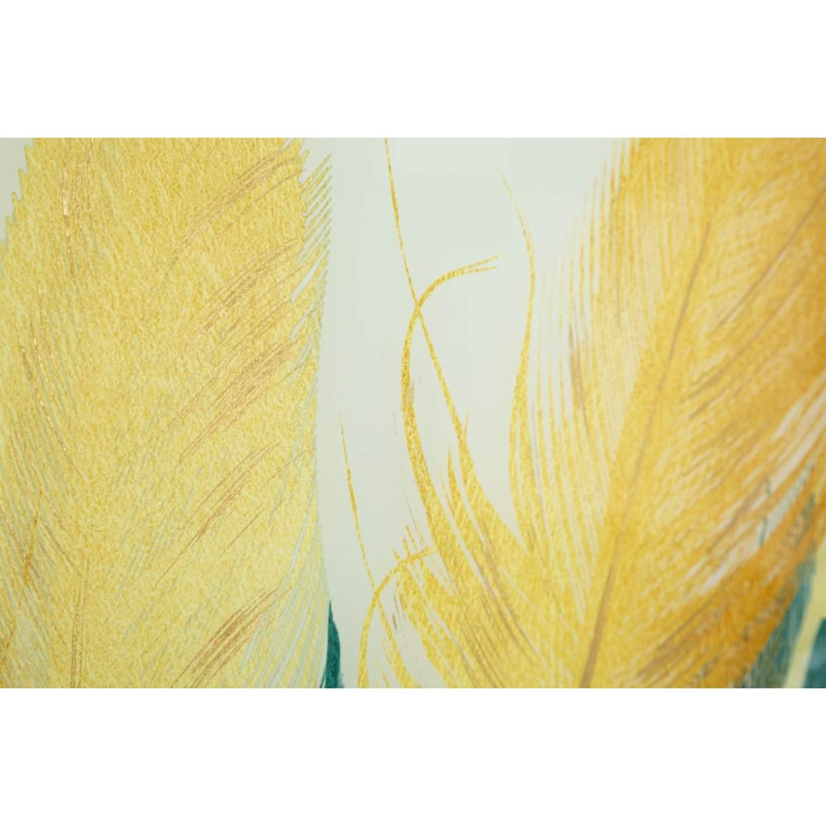 Pannello vetro cornice feathers 120 x 3,5 x 80 cm