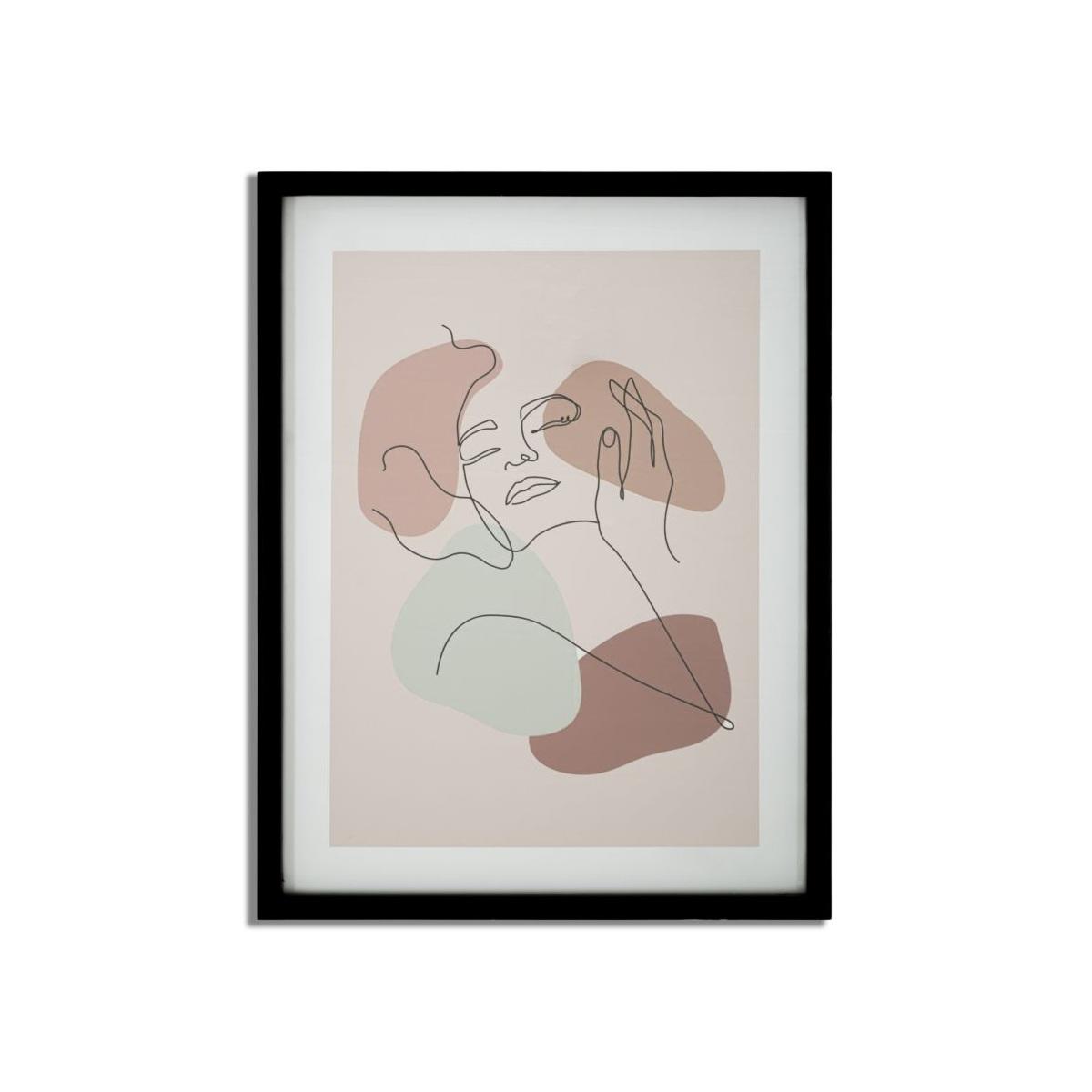 Quadro stampa cornice face mod 35 x 2 x 47 cm