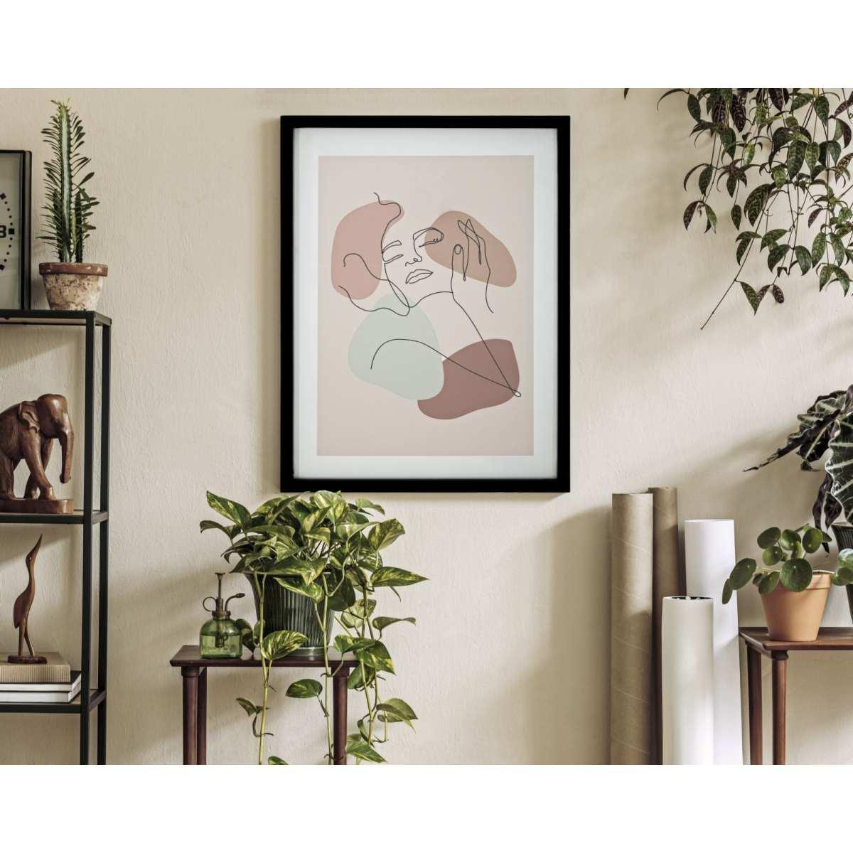 Quadro stampa cornice face mod 35 x 2 x 47 cm