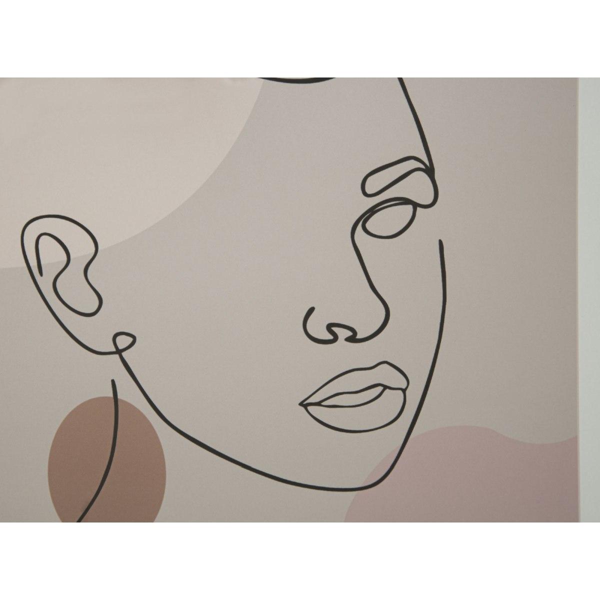 Quadro stampa cornice face mod 35 x 2 x 47 cm