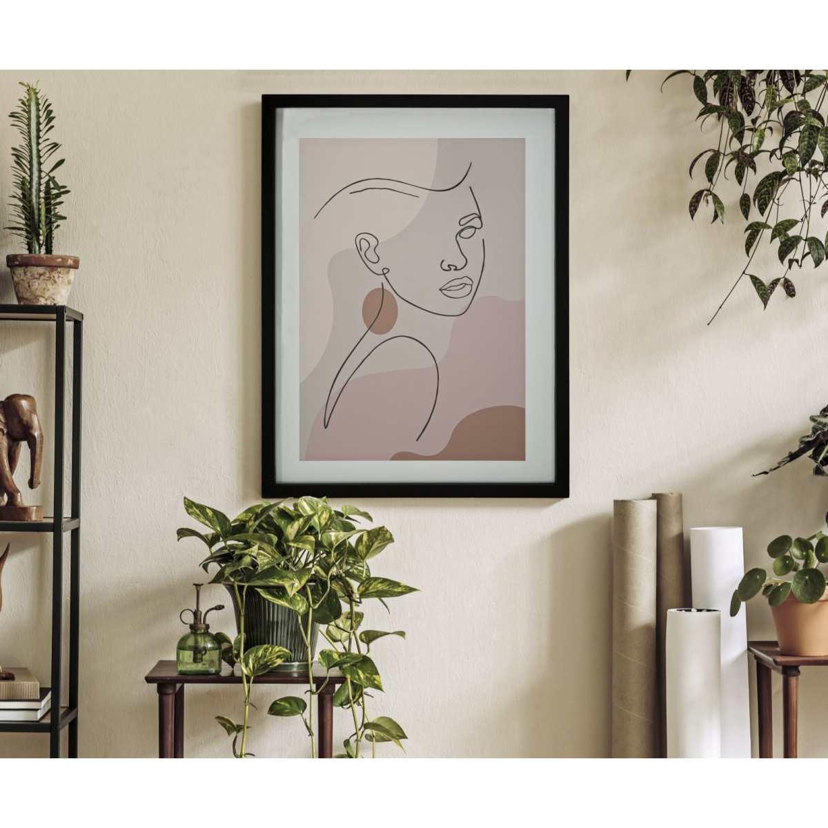 Quadro stampa cornice face mod 35 x 2 x 47 cm