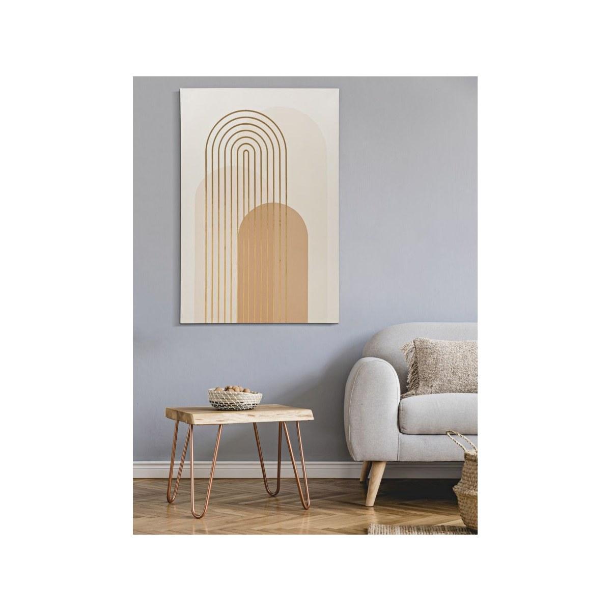 Quadro stampa dipinta shine mod 80 x 3 x 120 cm
