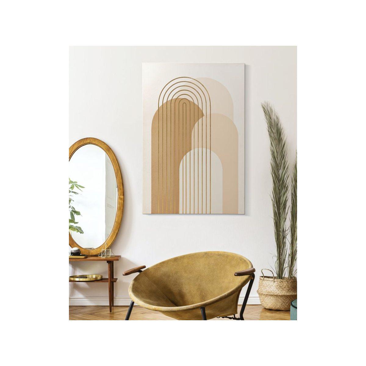 Quadro stampa dipinta shine mod 80 x 3 x 120 cm