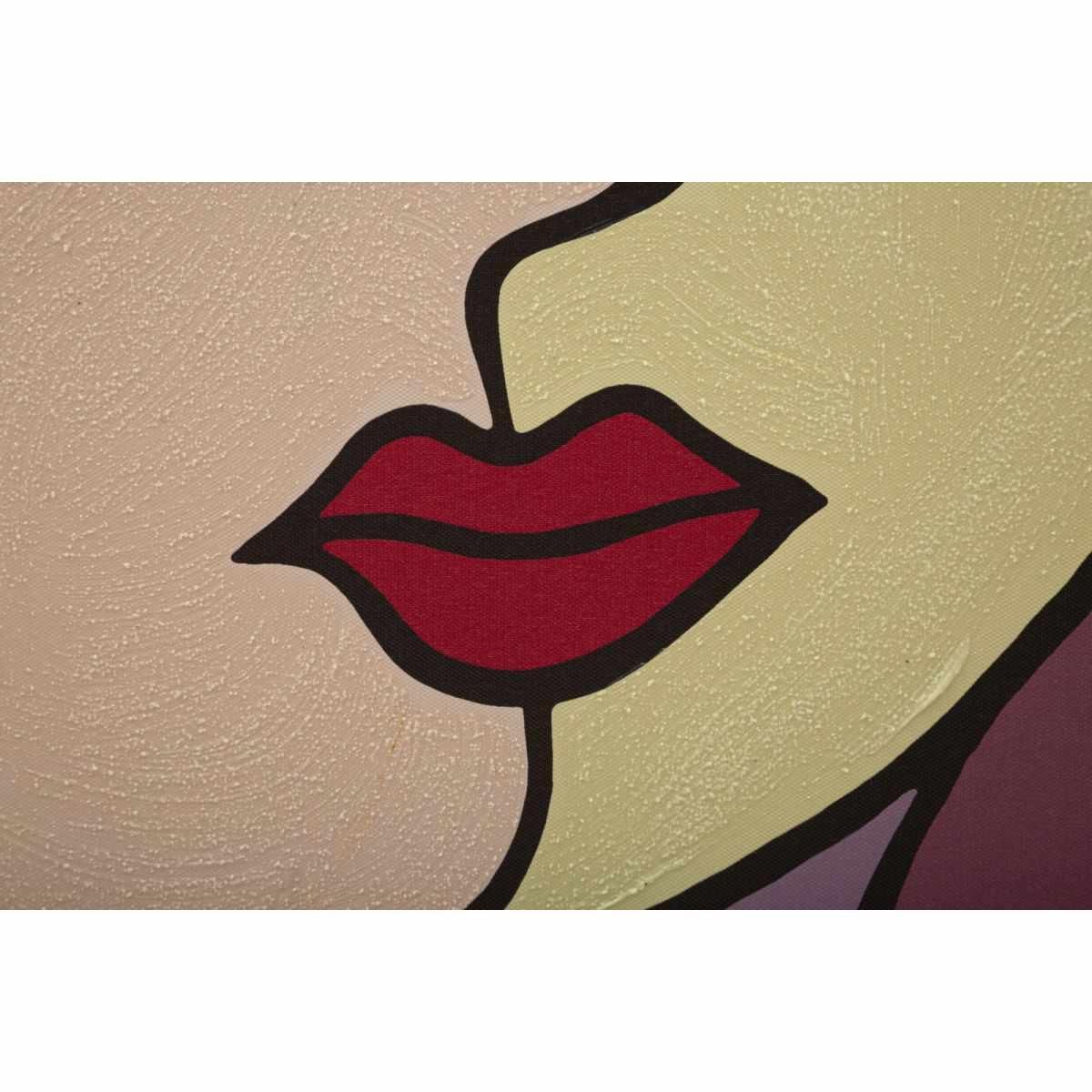 Quadro stampa dipinta double faces large mod 80 x 3 x 120 cm
