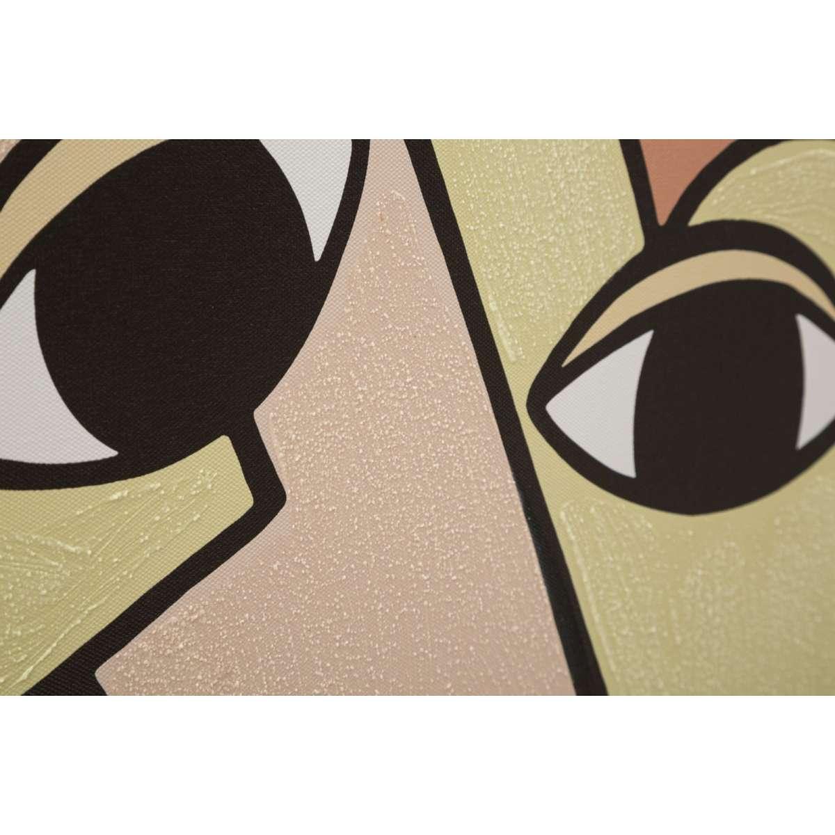 Quadro stampa dipinta double faces large mod 80 x 3 x 120 cm
