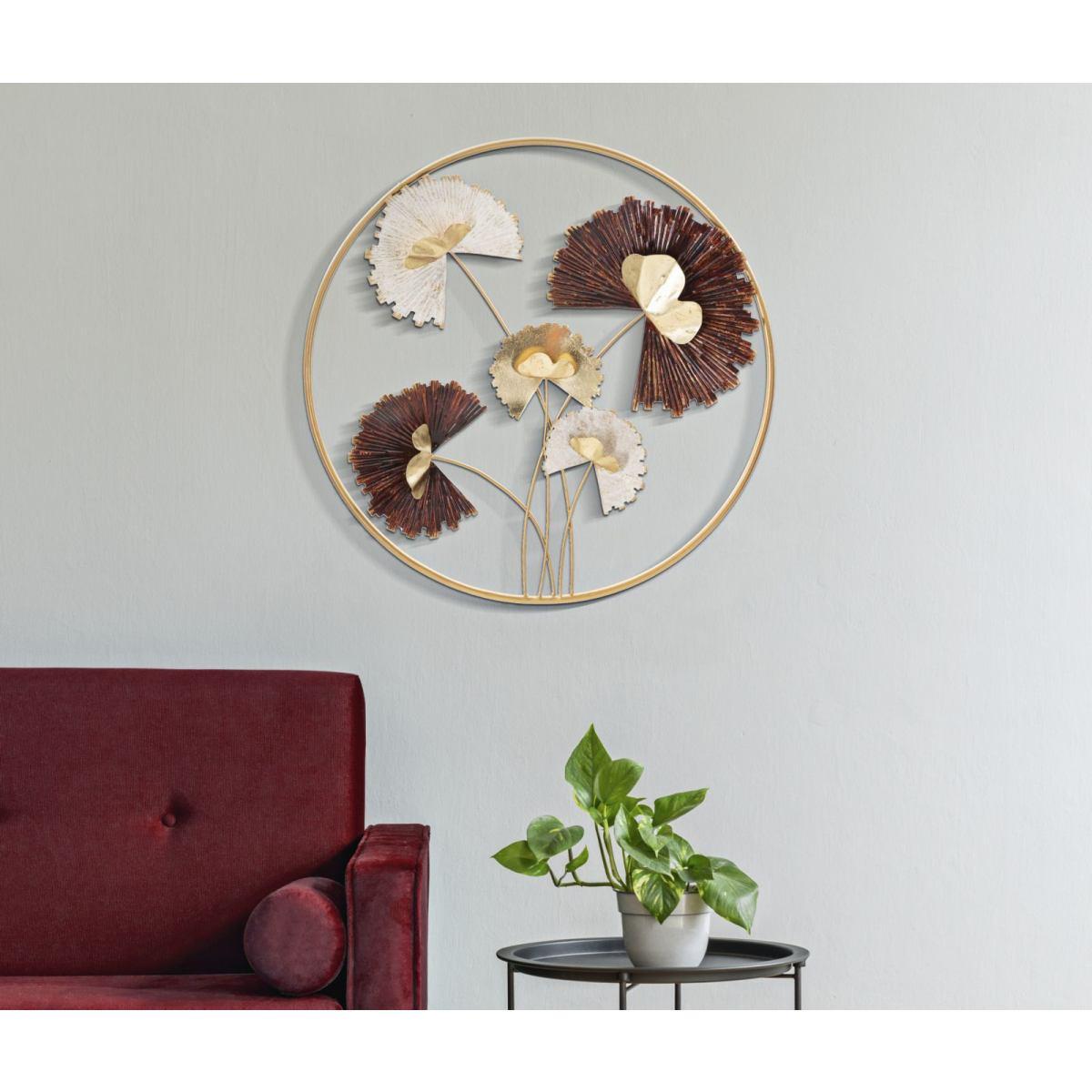 Quadro pannello in ferro reddy round