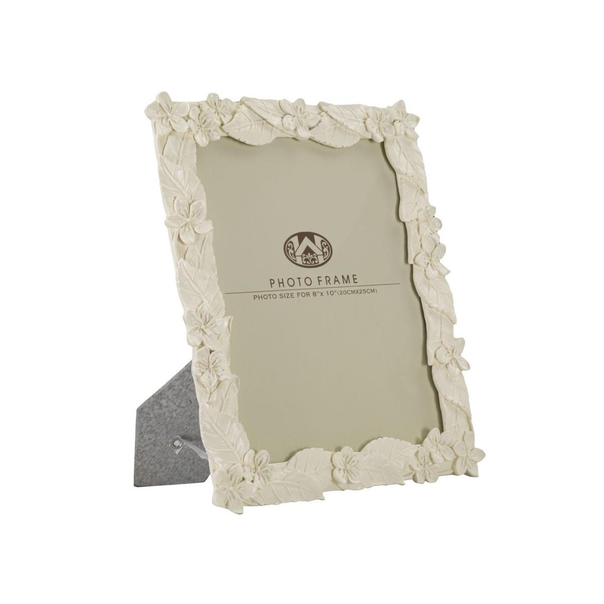 Cornice leaf cream misura interna 26 x 2 x 30,7 cm