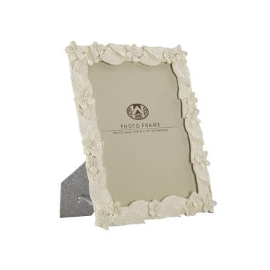 Cornice leaf cream misura interna 26 x 2 x 30,7 cm