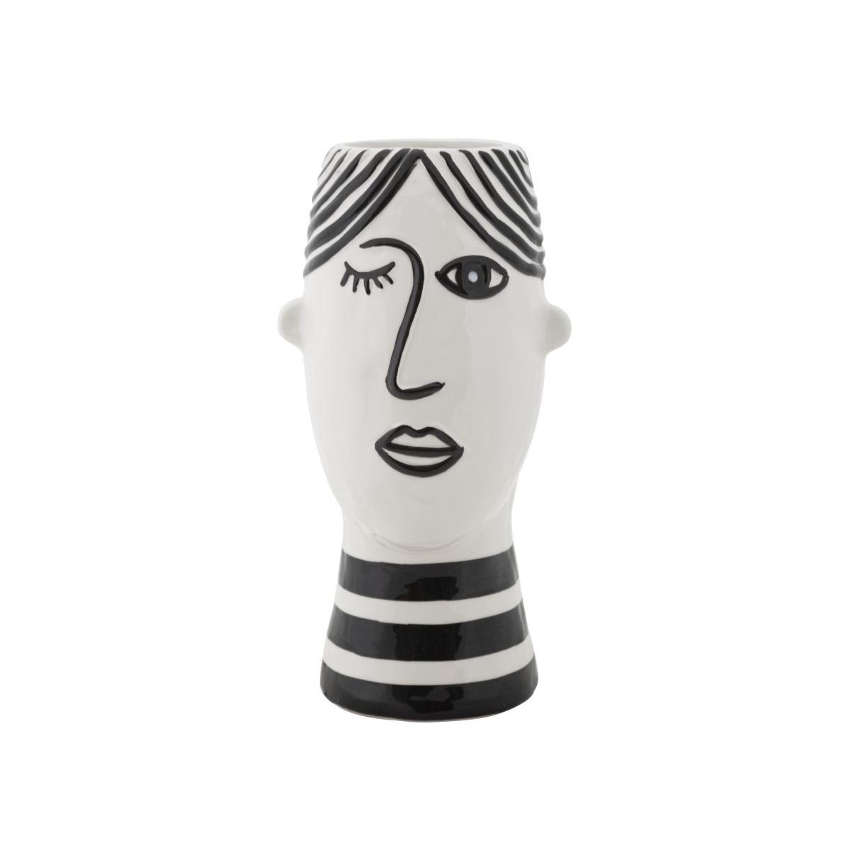 Vaso face 13,2 x 11,8 x 26,3 cm