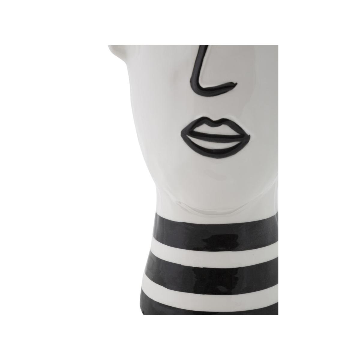 Vaso face 13,2 x 11,8 x 26,3 cm