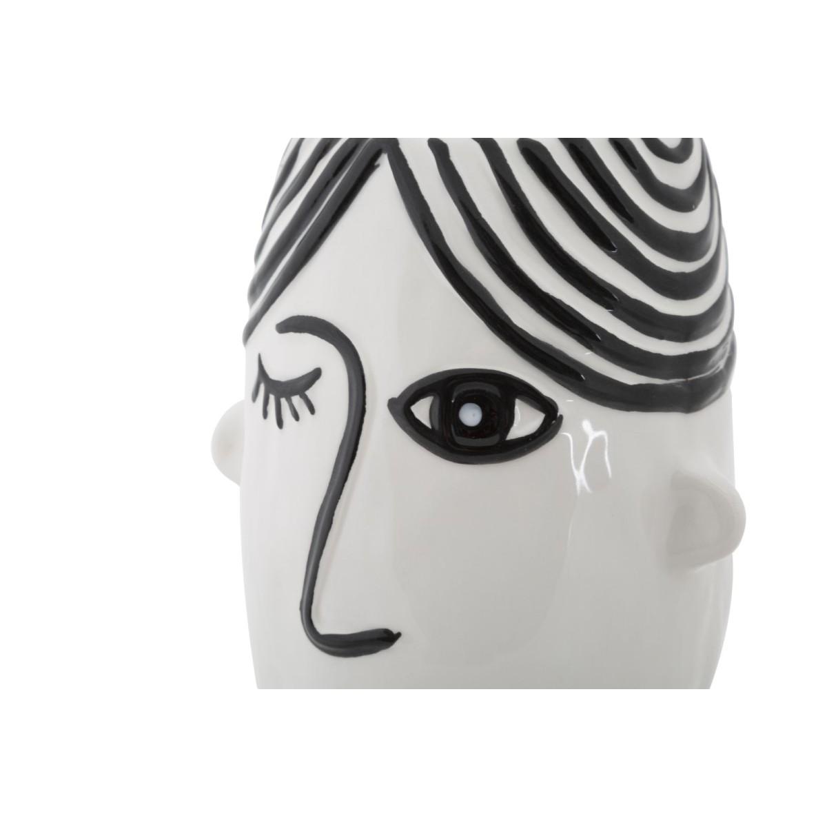 Vaso face 13,2 x 11,8 x 26,3 cm