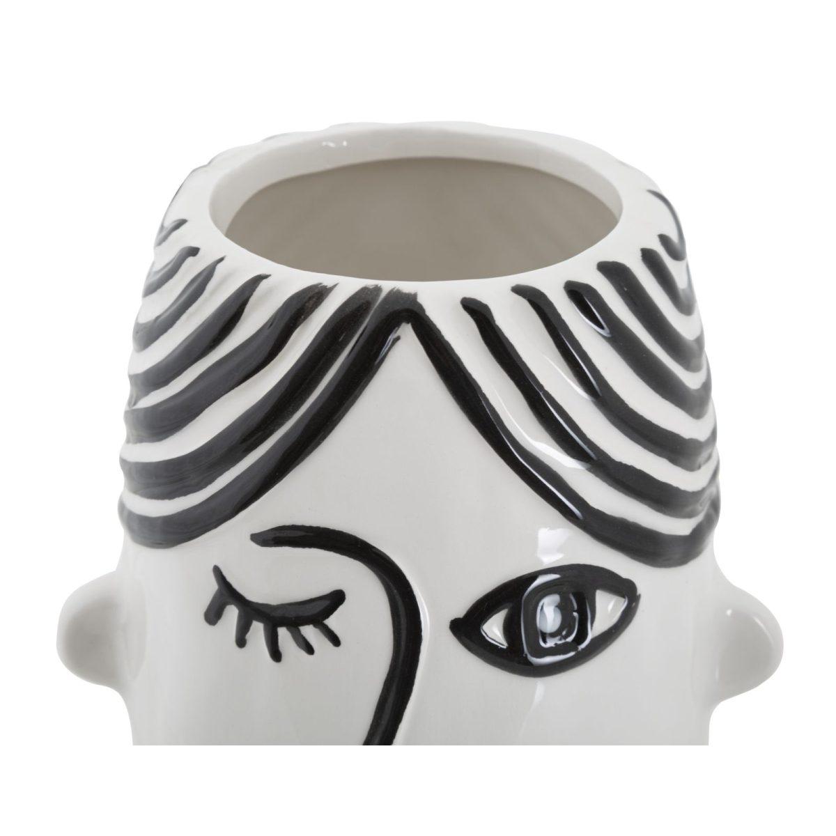 Vaso face 13,2 x 11,8 x 26,3 cm