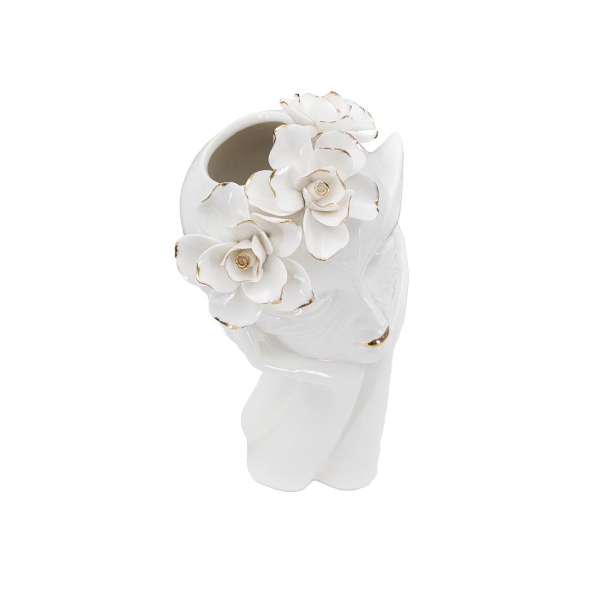 Vaso woman mask 16,5 x 14 x 27,3 cm