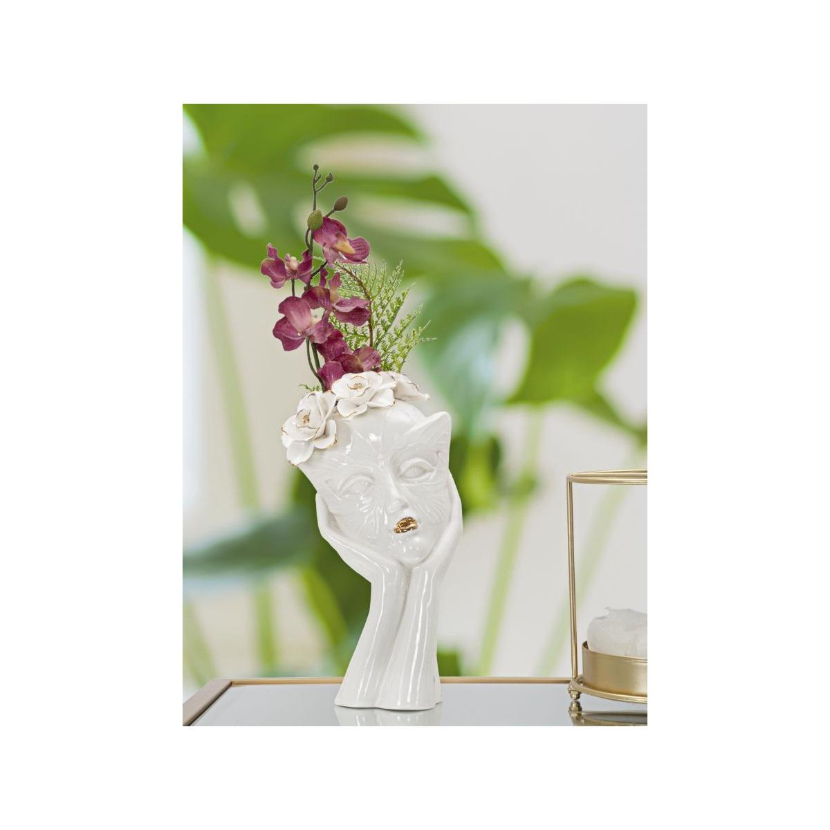 Vaso woman mask 16,5 x 14 x 27,3 cm
