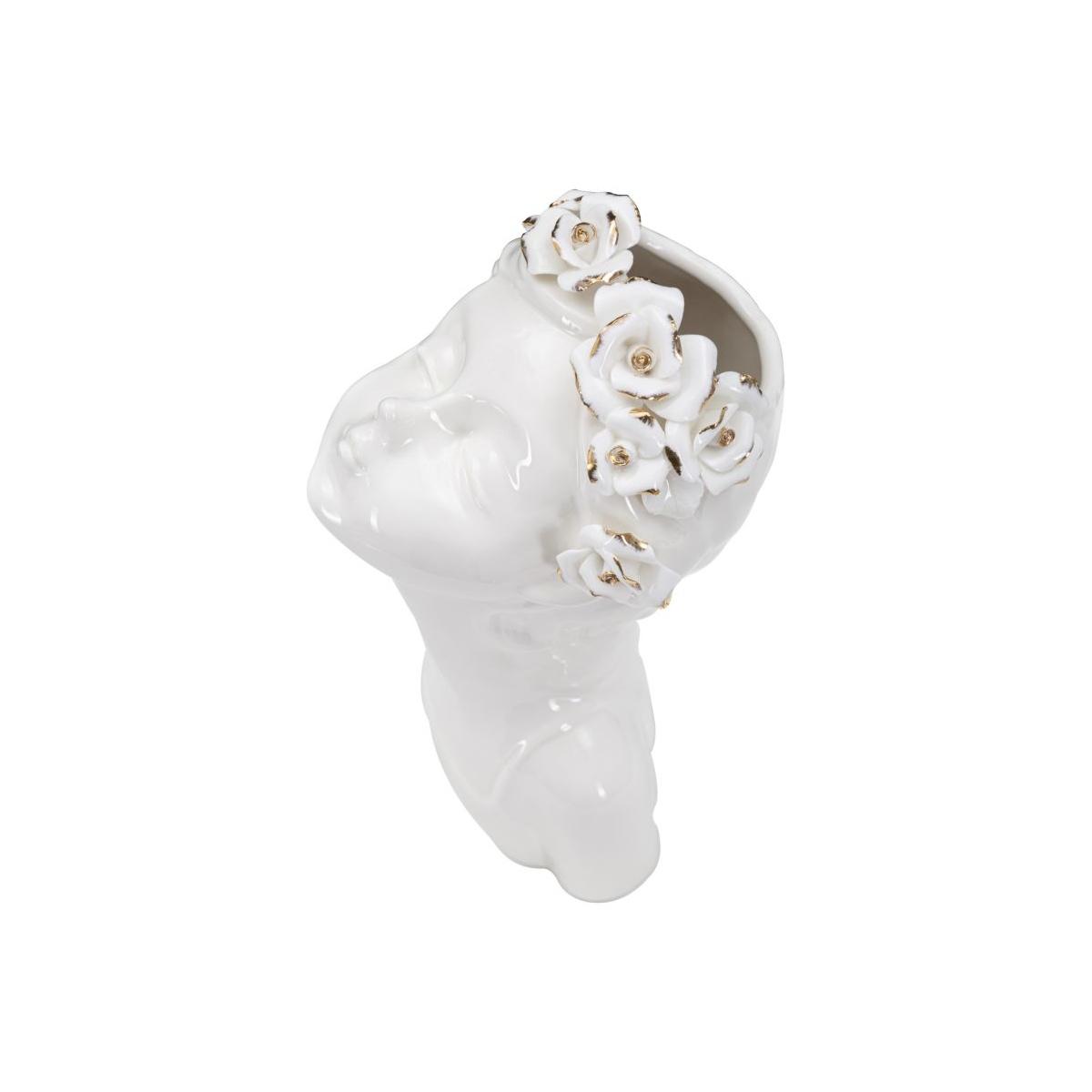 Vaso young lady roses 10 x 14 x 26 cm