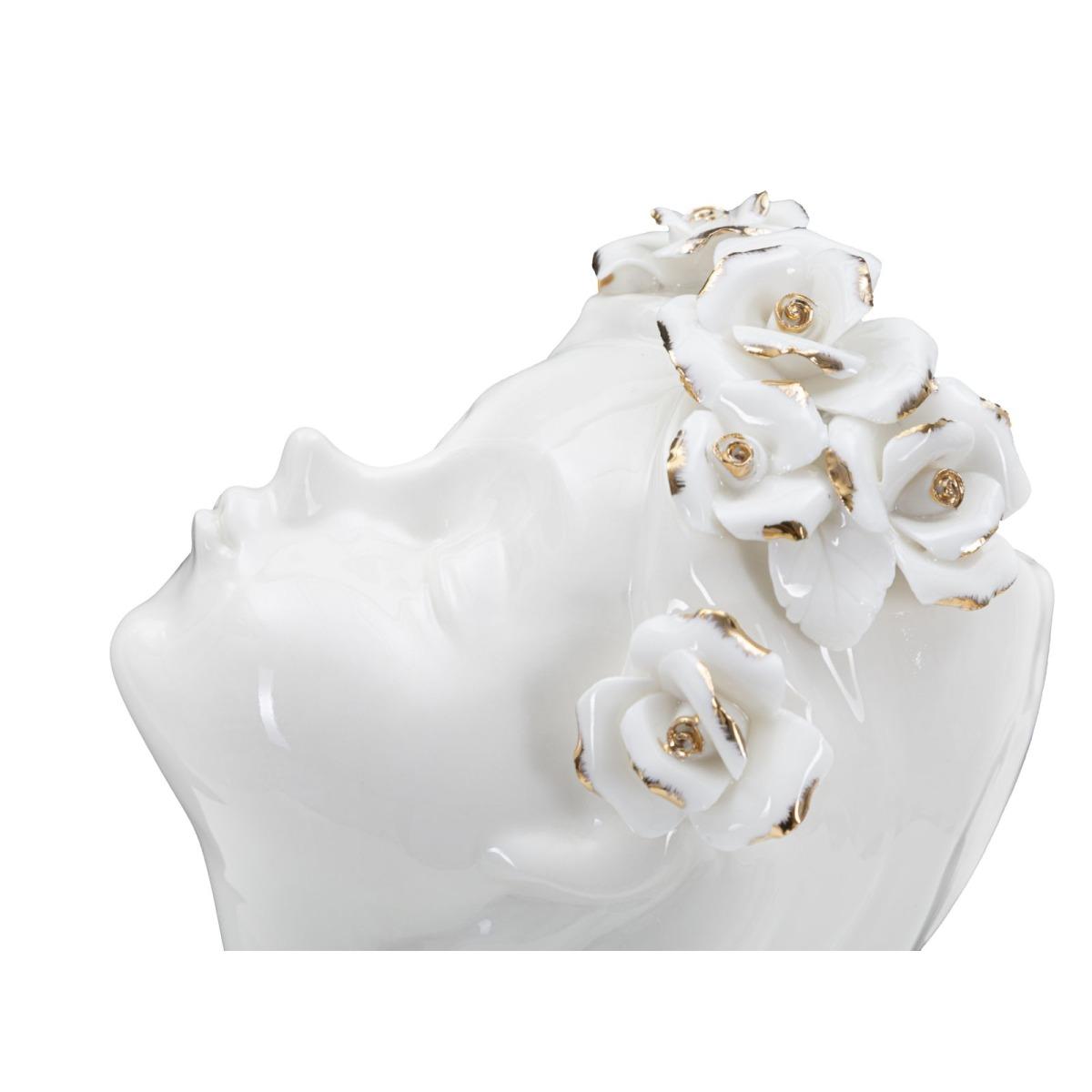 Vaso young lady roses 10 x 14 x 26 cm