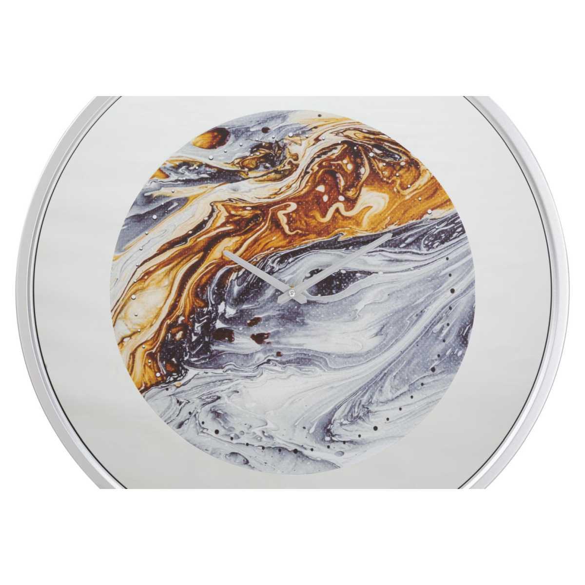 Orologio muro mirror grey