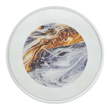 Orologio muro mirror grey