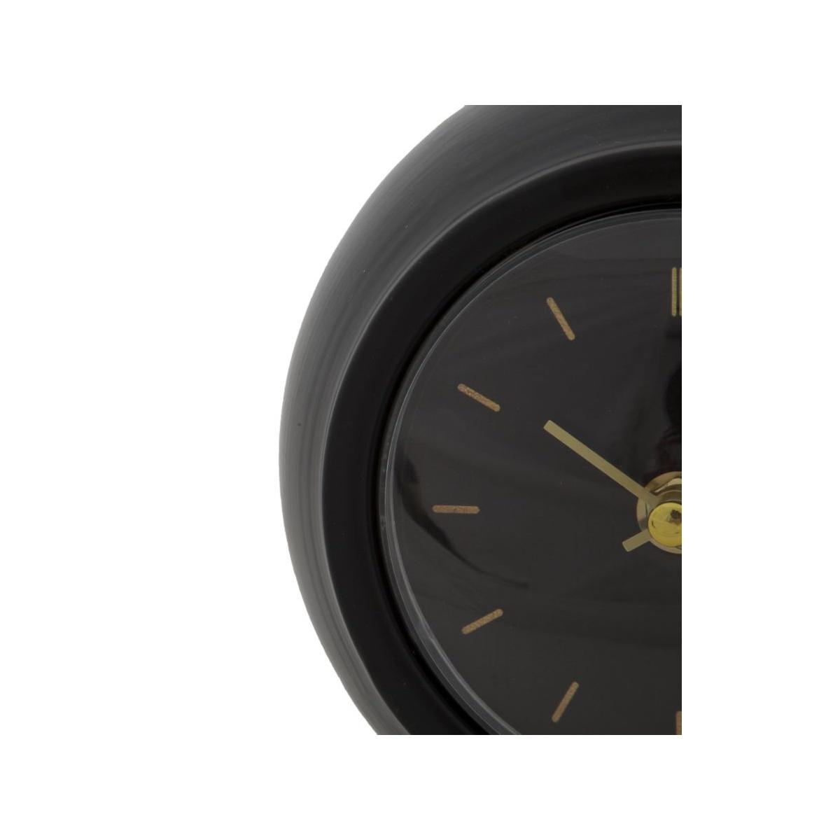 Orologio tavolo ball nero 16 x 13 x 19 cm