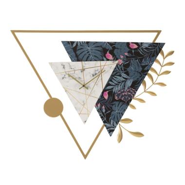 Orologio muro triangle 75 x 4,5 x 59 cm