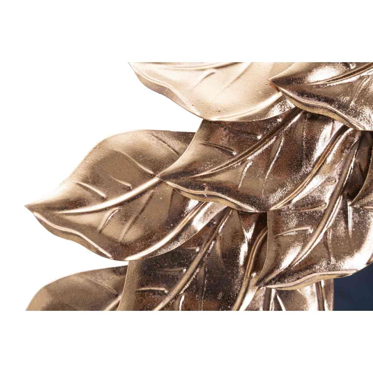 Specchio da muro glam petal rame