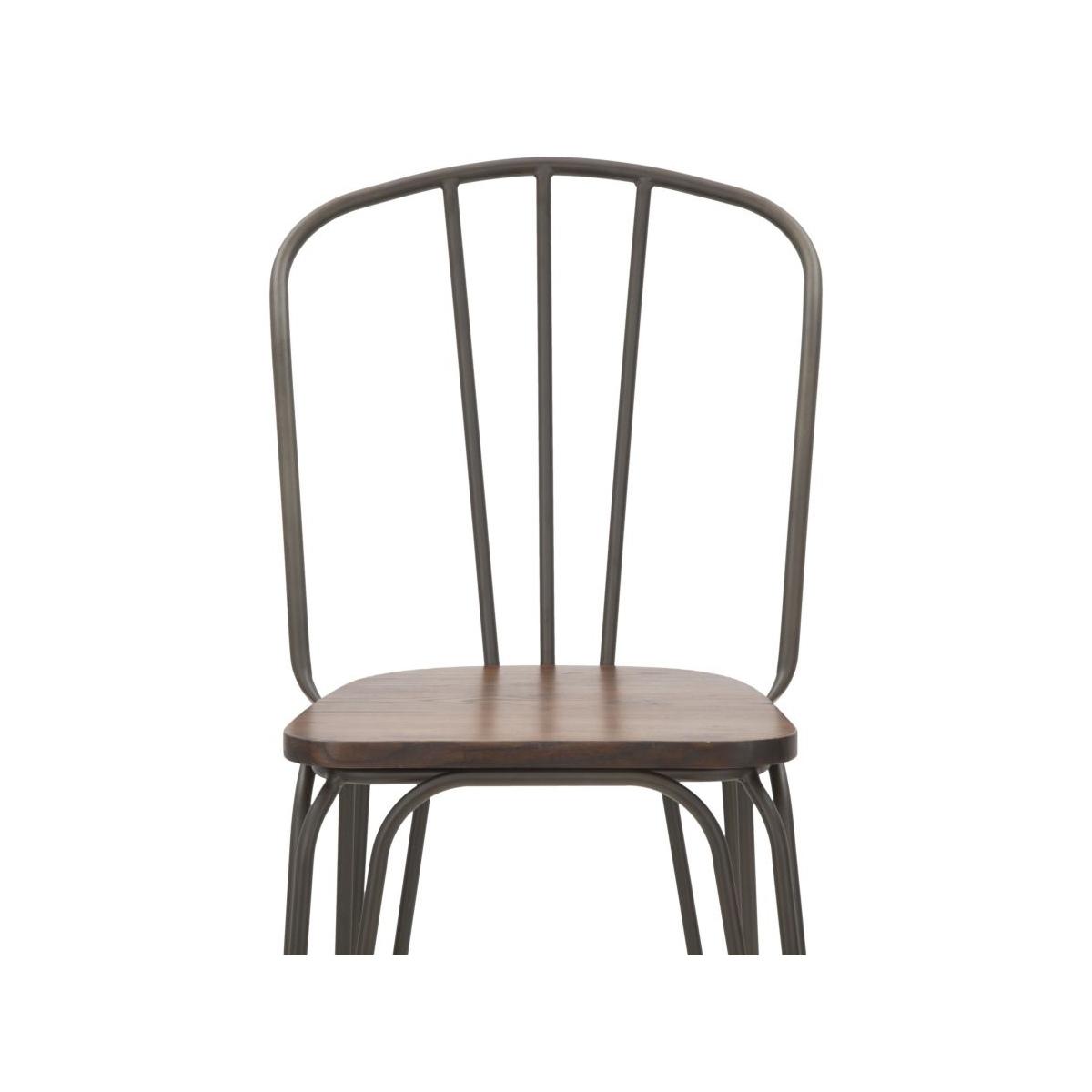 Sedia bar harlem altezza seduta Set 2 pz