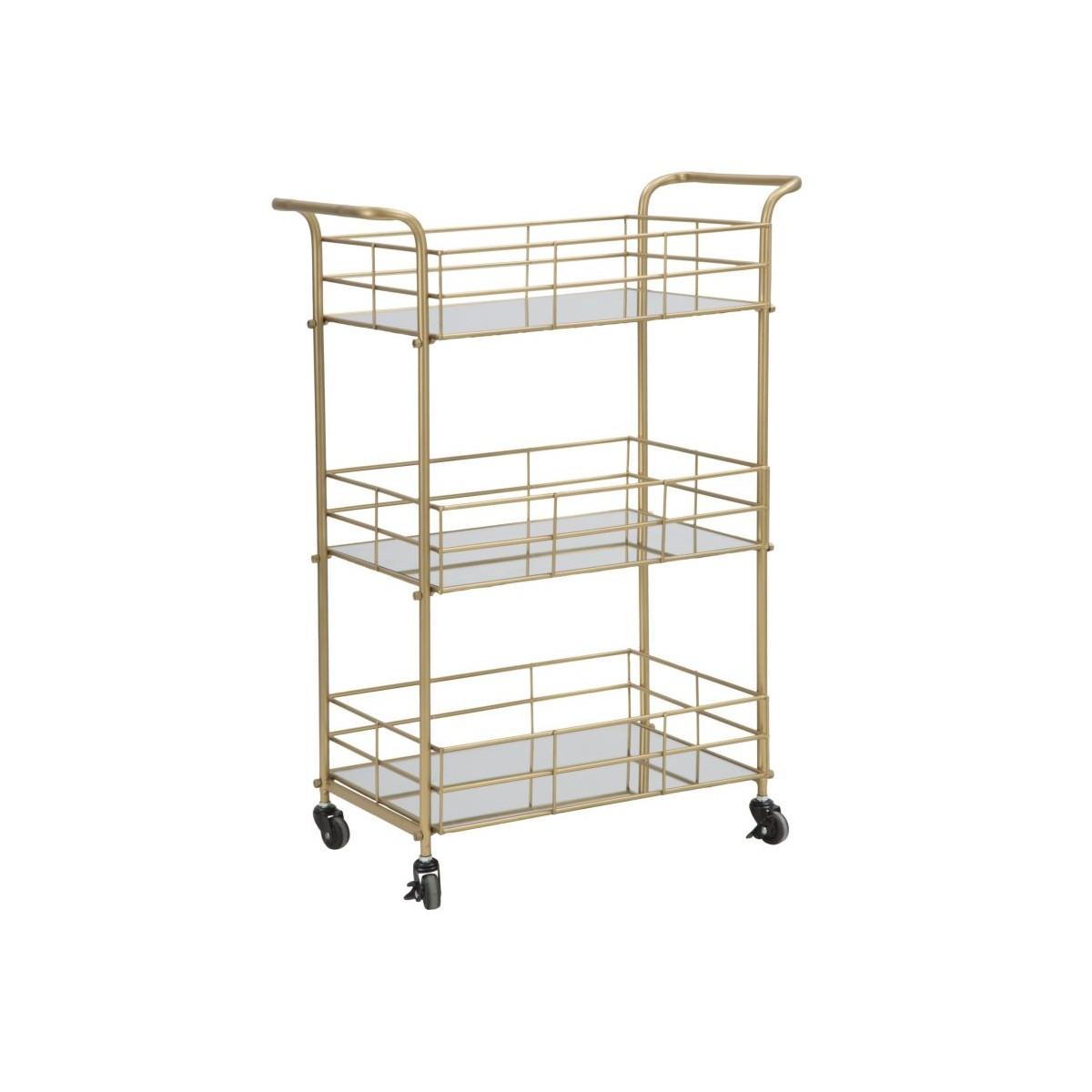 Carrello glam ret 60 x 30,5 x 80 cm