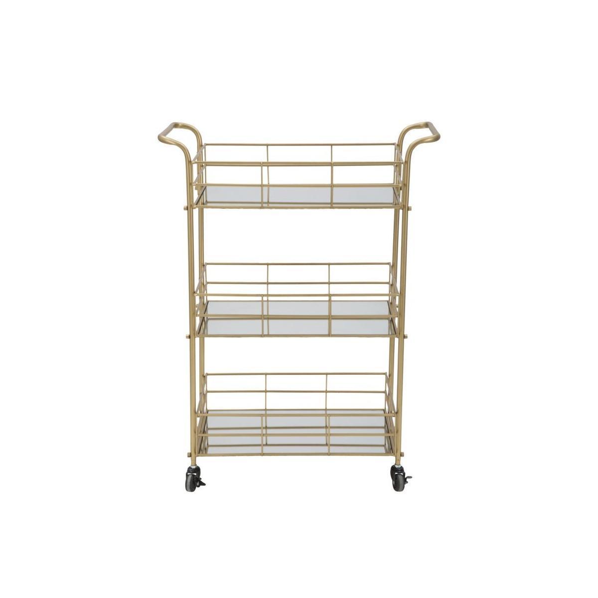 Carrello glam ret 60 x 30,5 x 80 cm