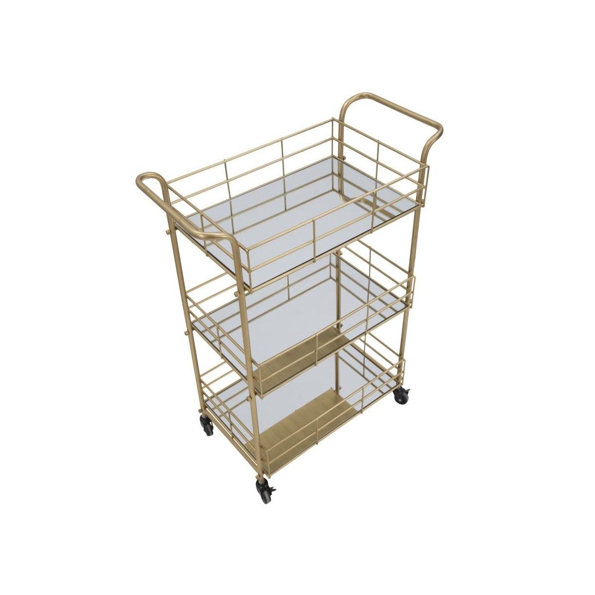 Carrello glam ret 60 x 30,5 x 80 cm