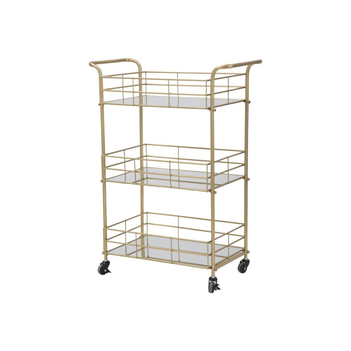 Carrello glam ret 60 x 30,5 x 80 cm