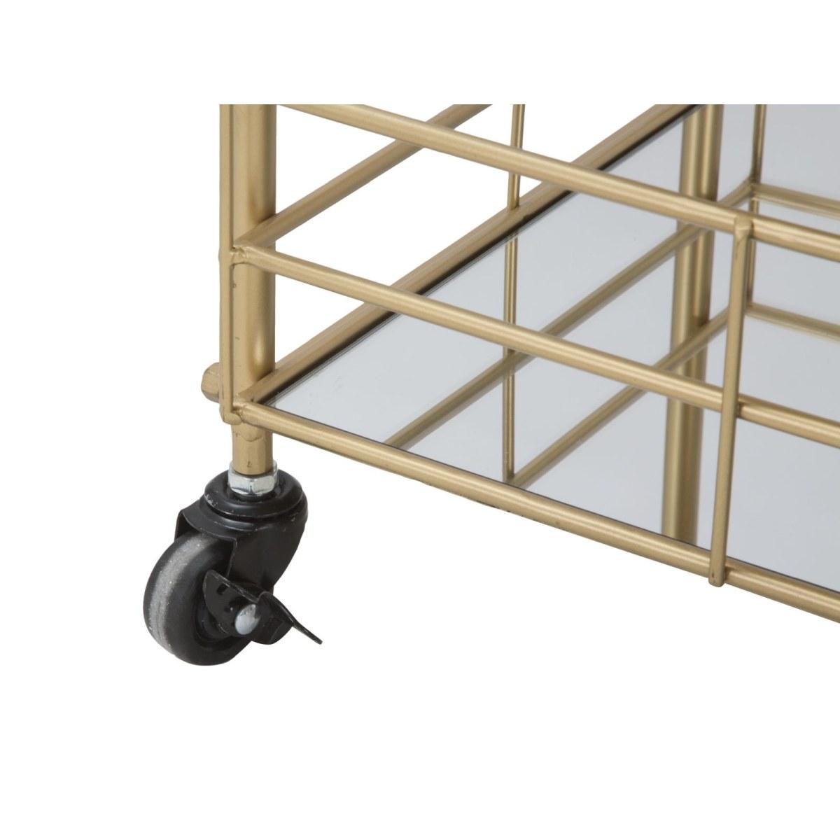 Carrello glam ret 60 x 30,5 x 80 cm