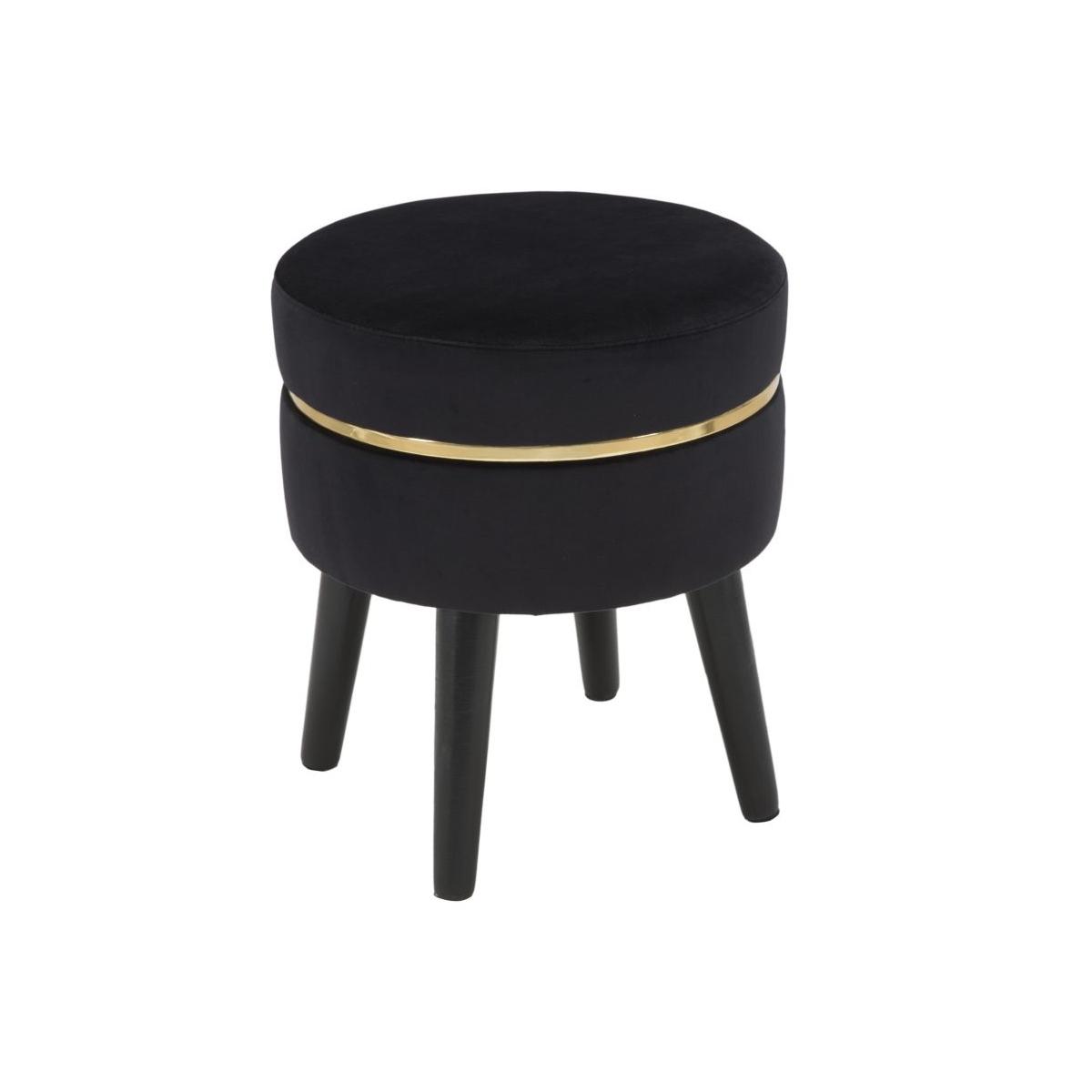 Sgabello paris nero