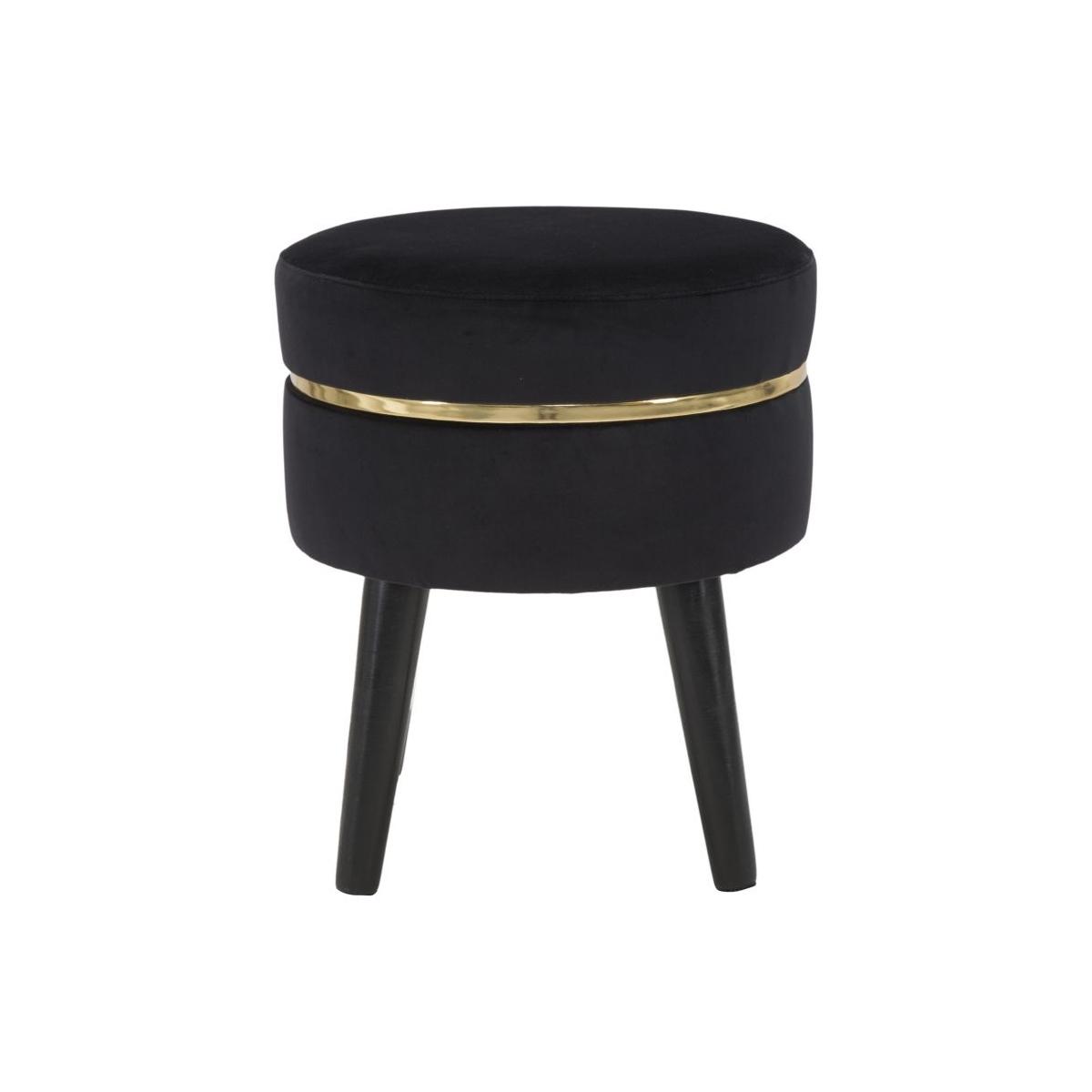 Sgabello paris nero