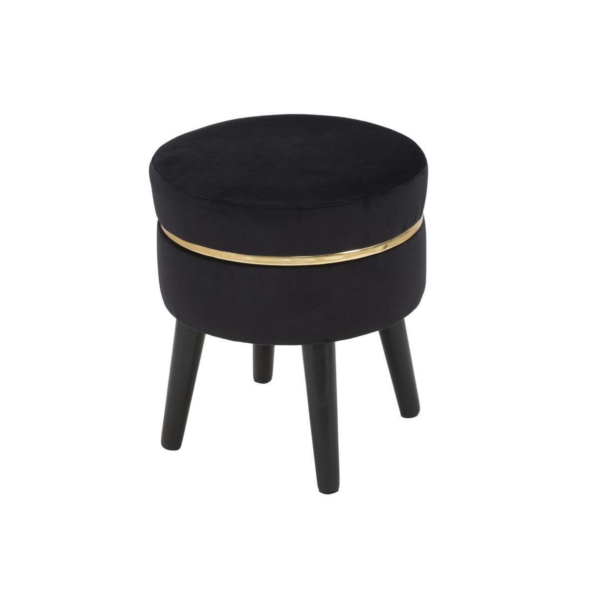 Sgabello paris nero