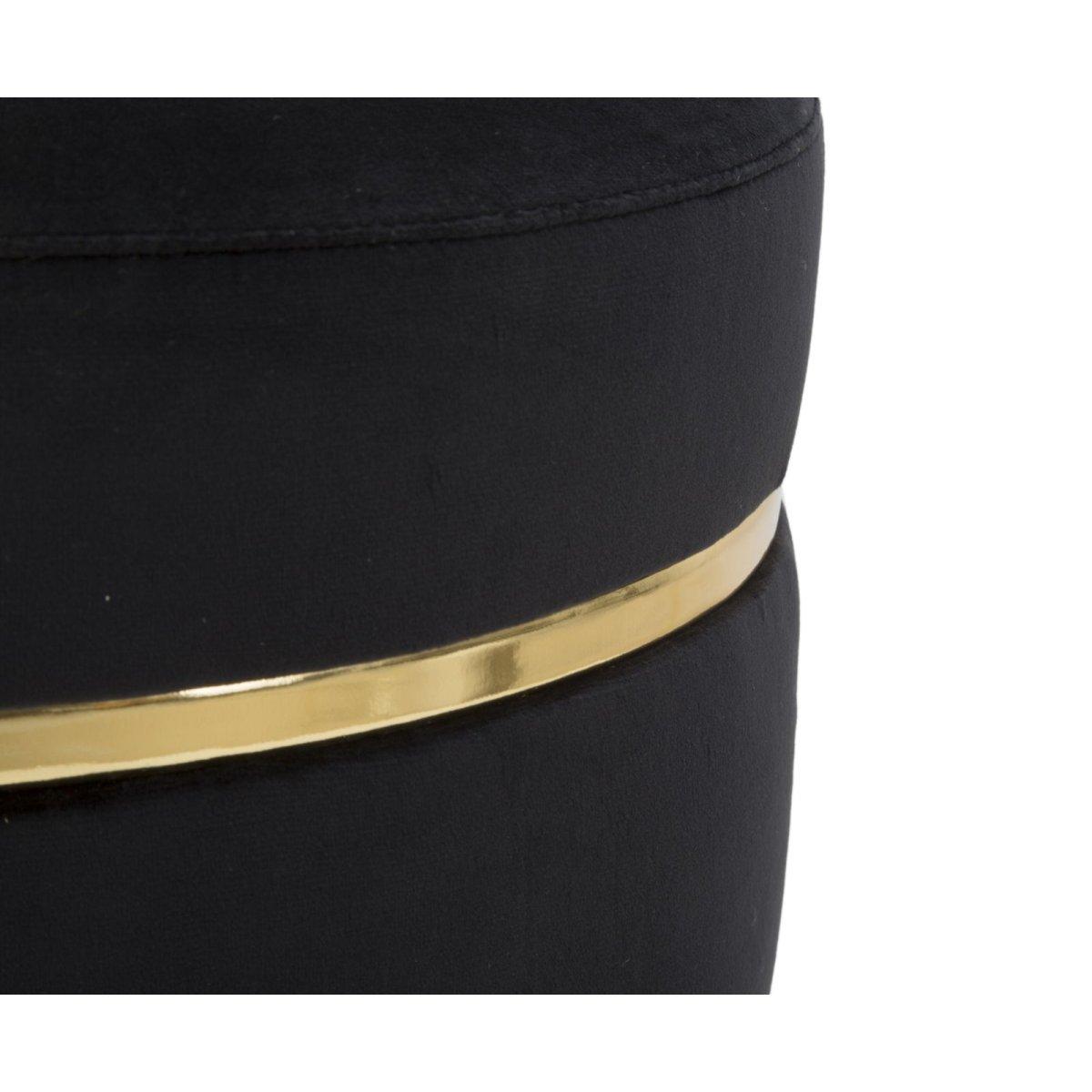 Sgabello paris nero