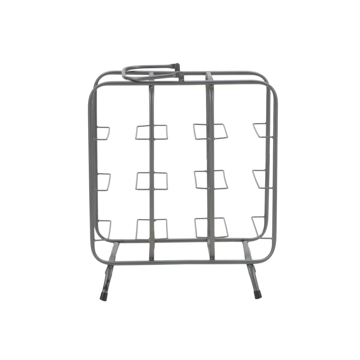 Porta Bottiglie Rack Quadrato 9 Posti cm.40x23x47,5