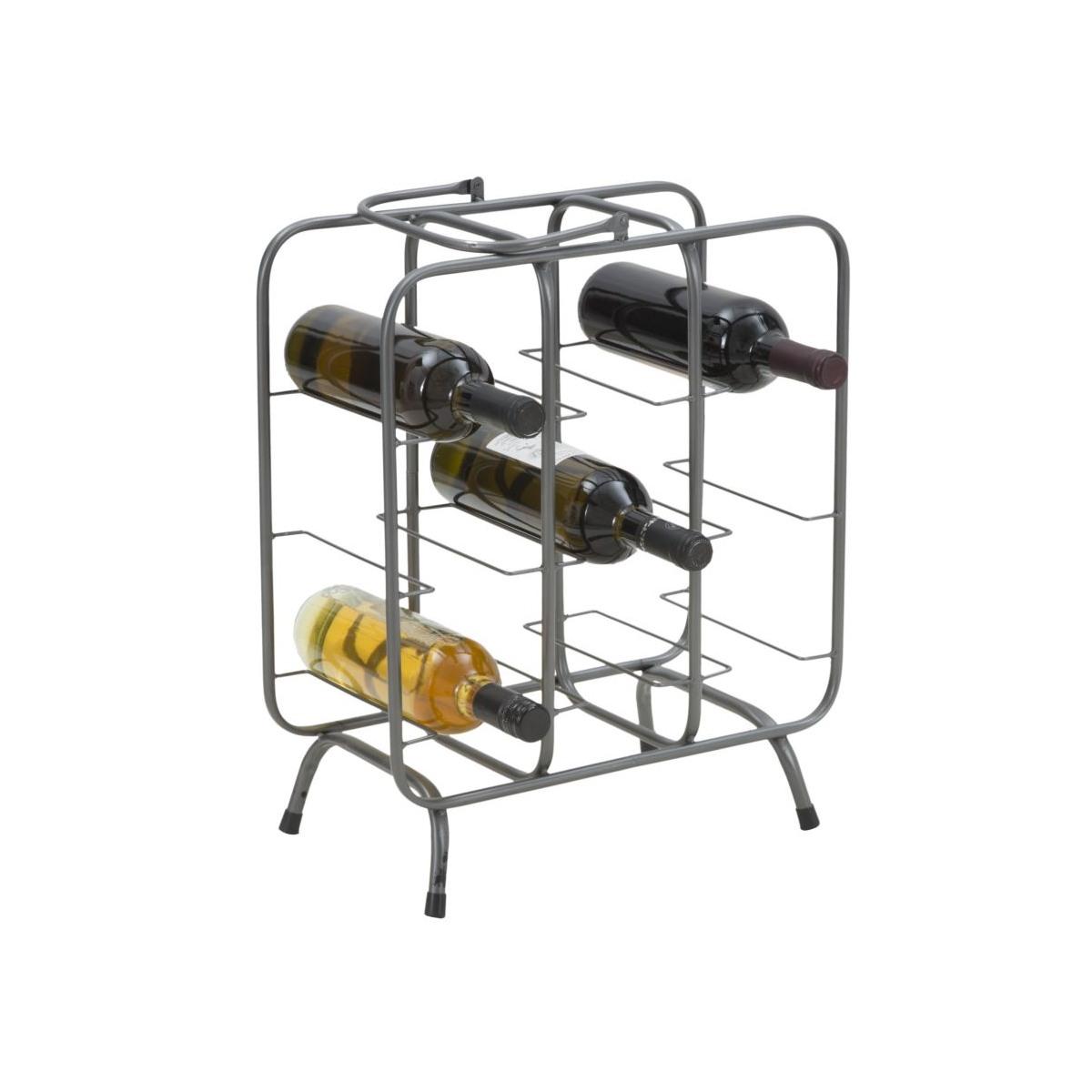 Porta Bottiglie Rack Quadrato 9 Posti cm.40x23x47,5