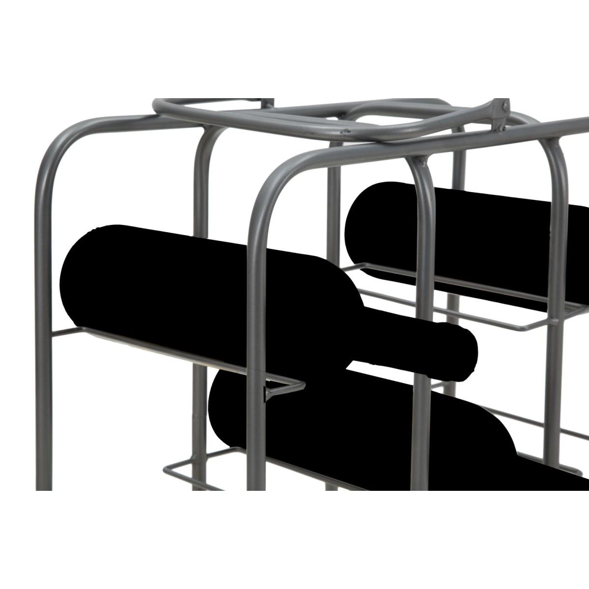Porta Bottiglie Rack Quadrato 9 Posti cm.40x23x47,5