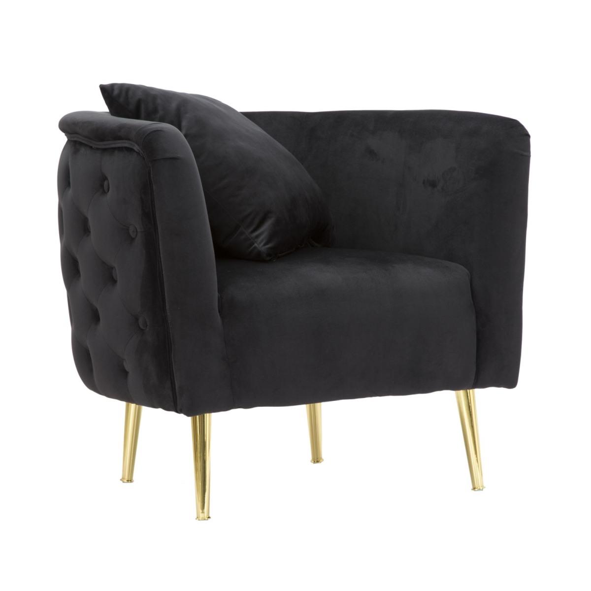 Poltrona bucarest nero 76 x 74 x 71 cm