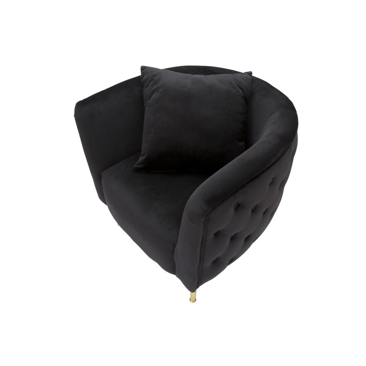 Poltrona bucarest nero 76 x 74 x 71 cm