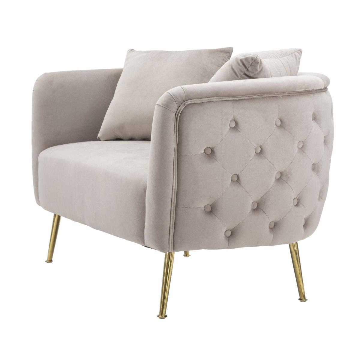 Divanetto bucarest grigio 127 x 74 x 73 cm