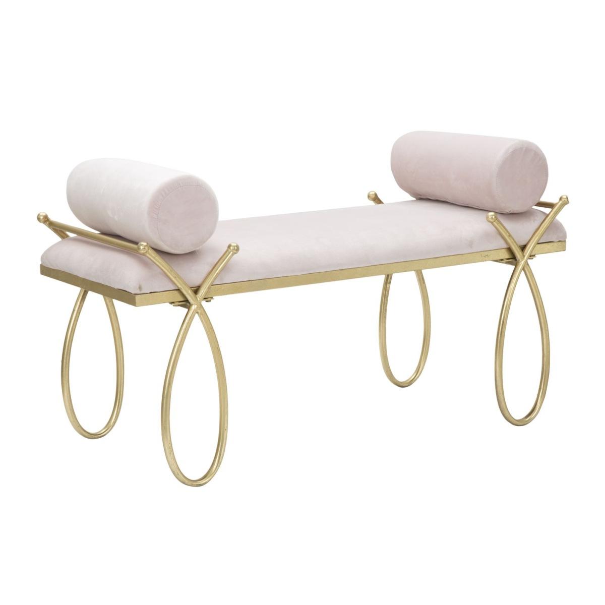 Panca ribbon rosa 112,5 x 49 x 53 cm